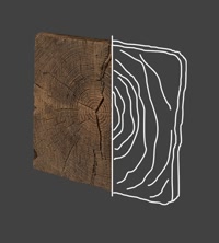Wooden Beam End Cap
