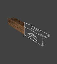 Faux Wood Corner Trim