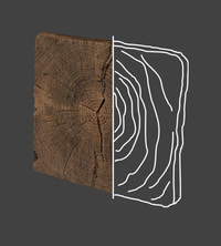 Wooden Beam End Cap