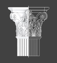 Architectural Pilaster Columns