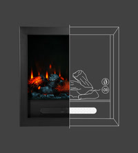Electric Fake Fire for Fireplace