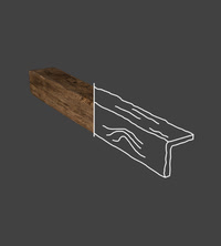 Faux Wood Corner Trim