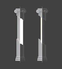 Illuminated Lighting Columns
