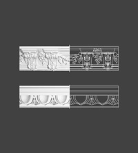 Patterned Cornice Molding