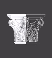 Pilaster Sütun Başlık