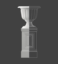 Pedestal Planter Set