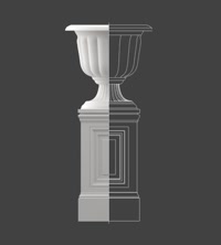 Pedestal Planter Set