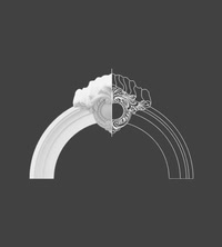 Round Curved Arch