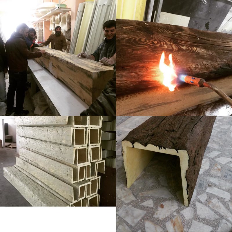Faux Wood Polyurethane Beam Production Steps