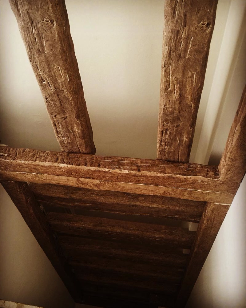 Weathered Faux Timber Ceiling Joists Detail