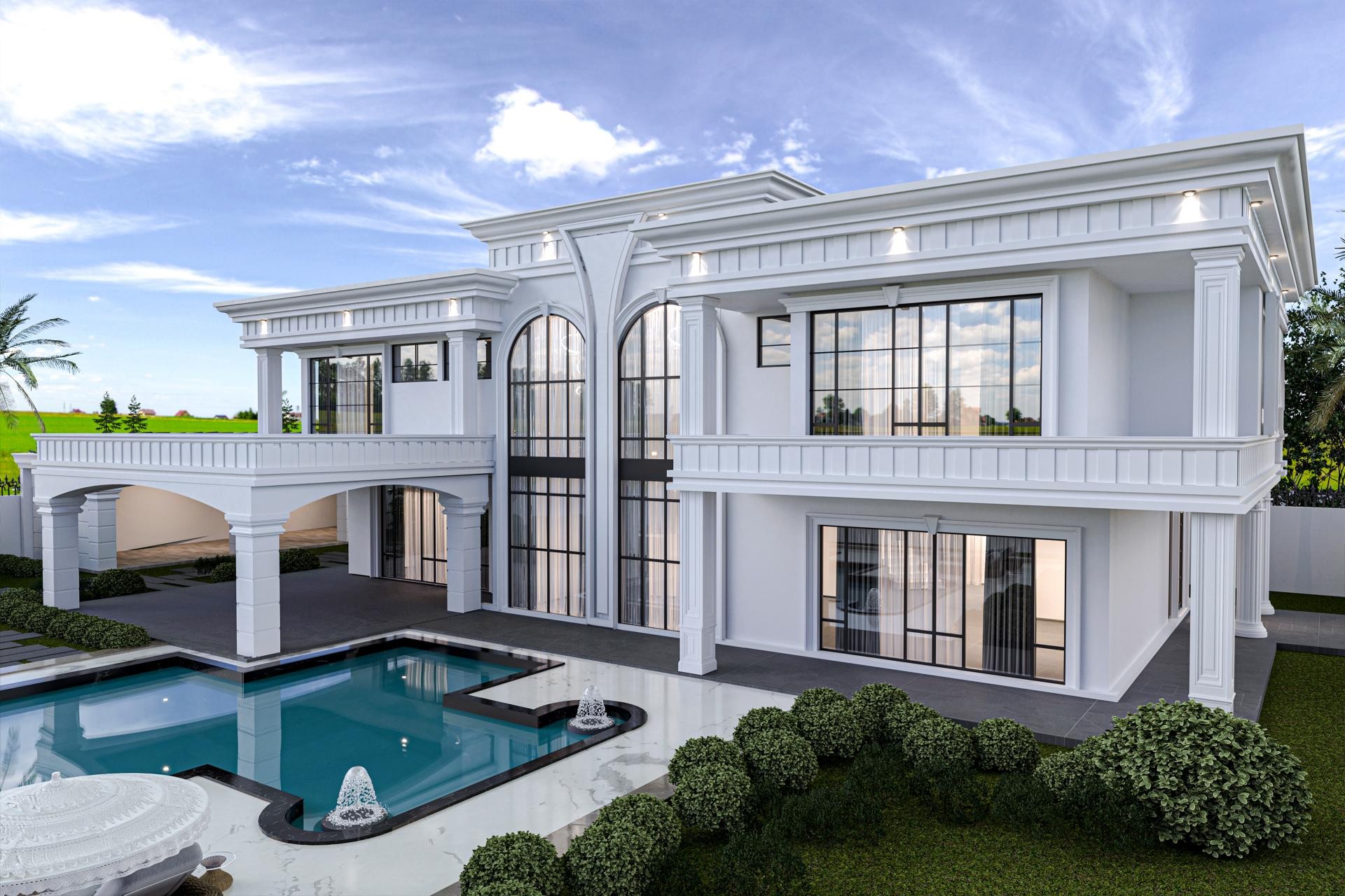 Facade - Classic - Villa