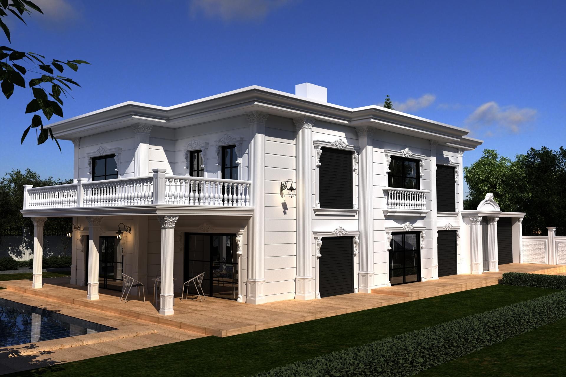 Facade - Classic - Villa