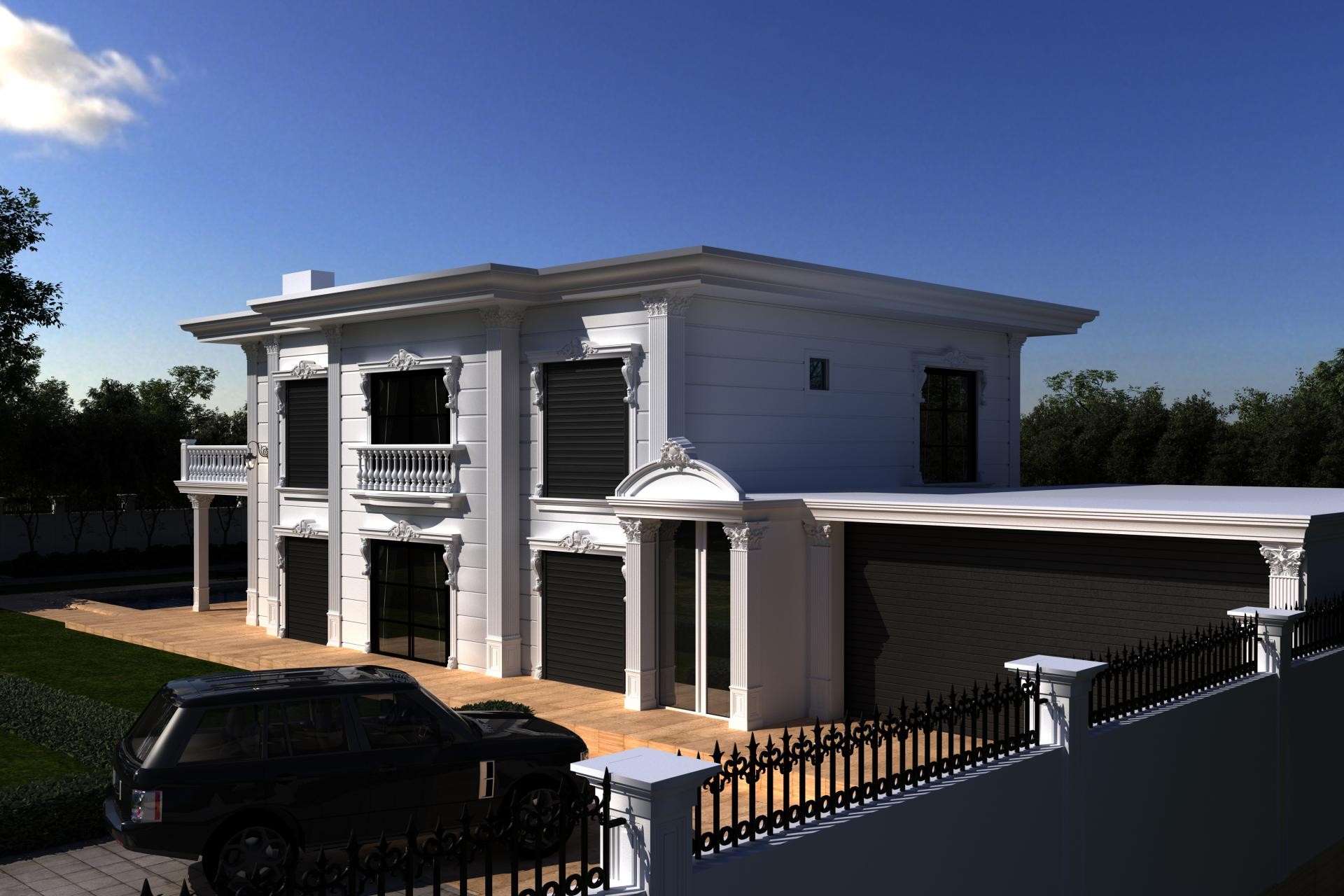 Facade - Classic - Villa