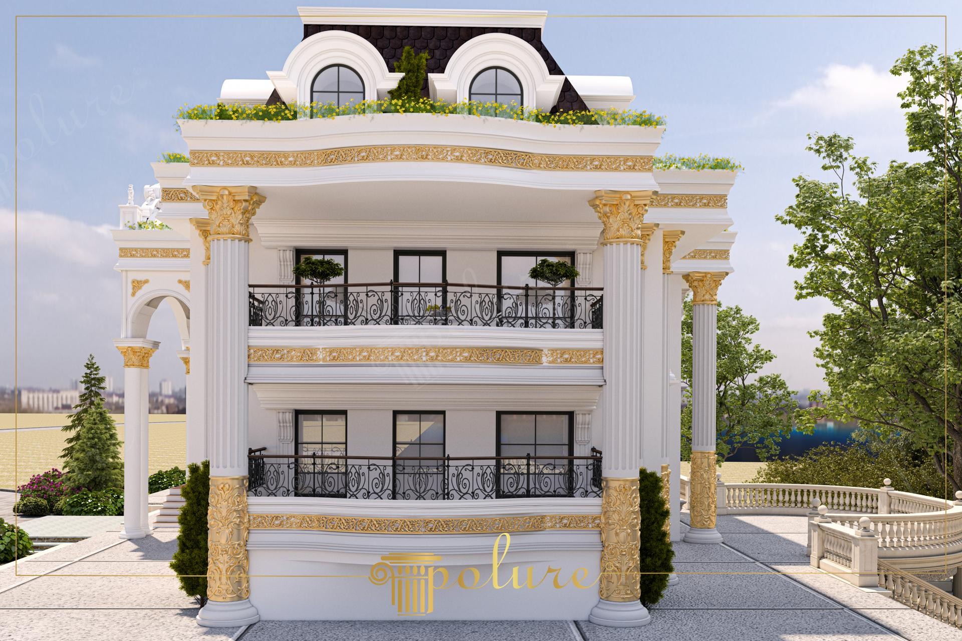 Facade - Classic - Villa
