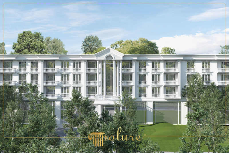 Front Elevation 3D Render of Luxury Hotel Resort Complex
