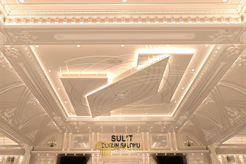 Upward Ceiling Photo of Sulit Düğün Salonu Venue