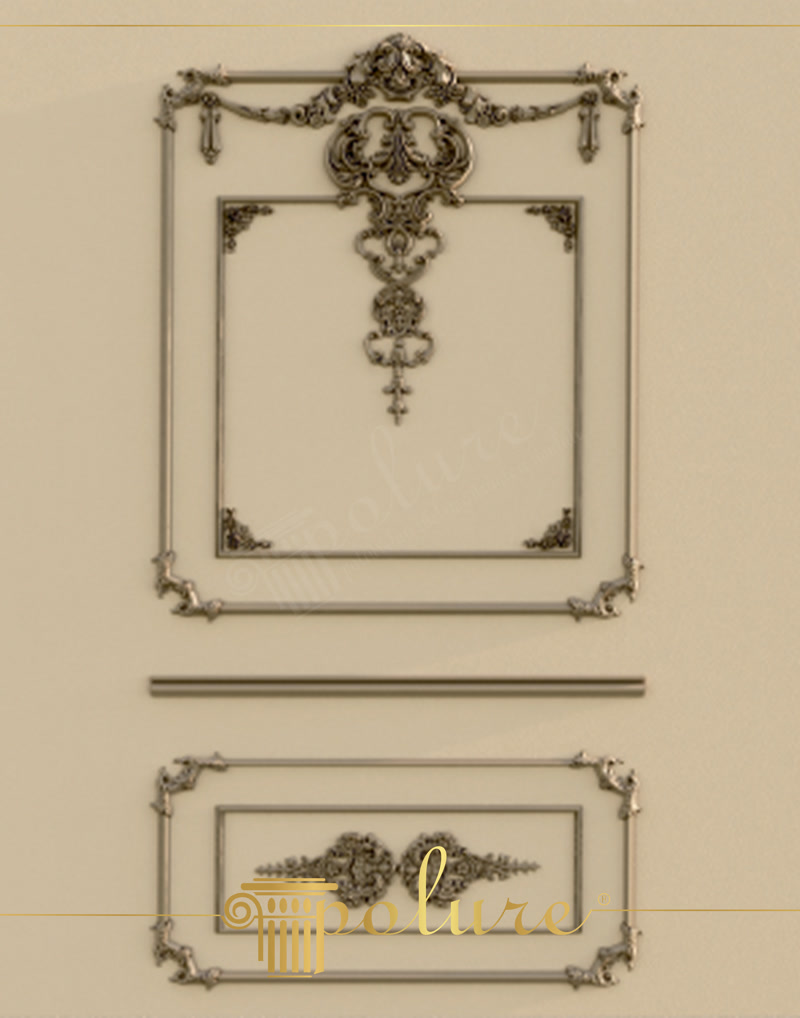Front View Photo of Square Upper and Lower Wall Frames