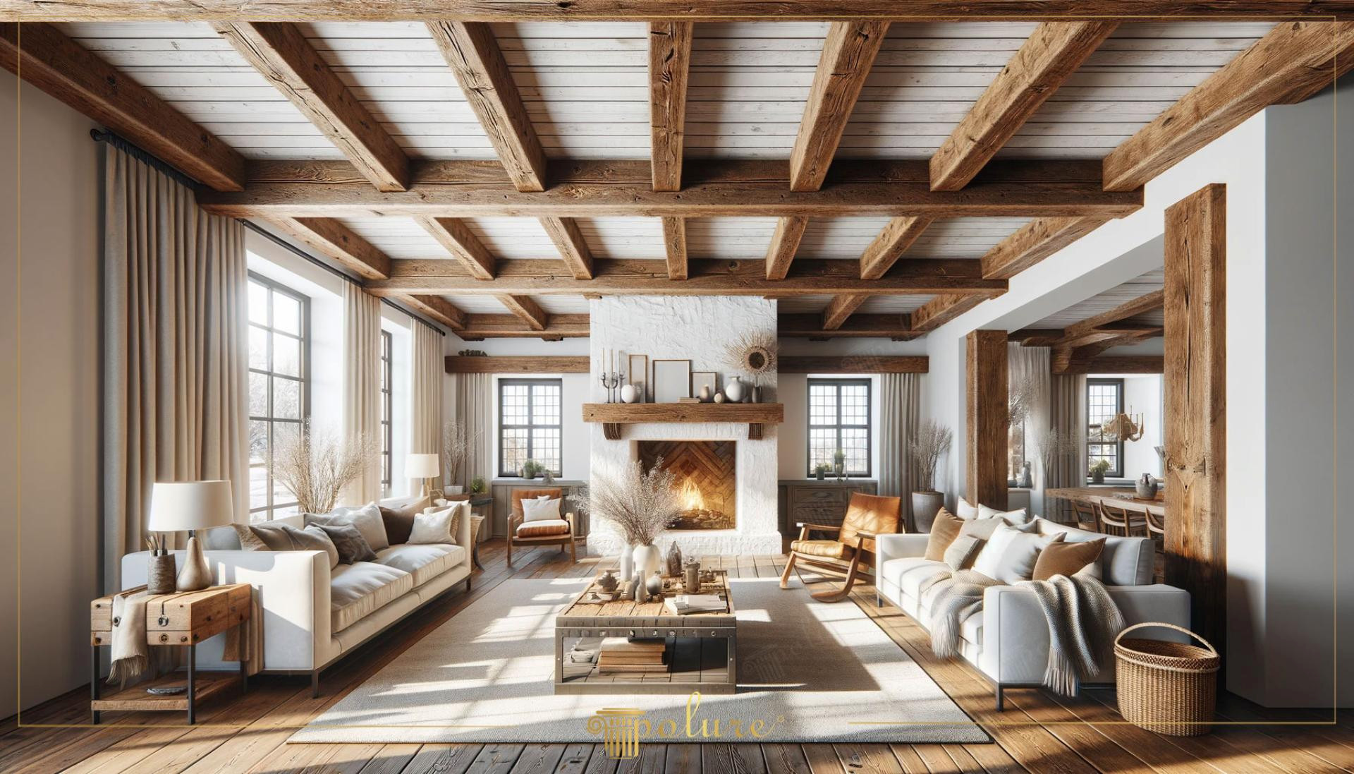 Indoor - Rustic - Living Room - 2000