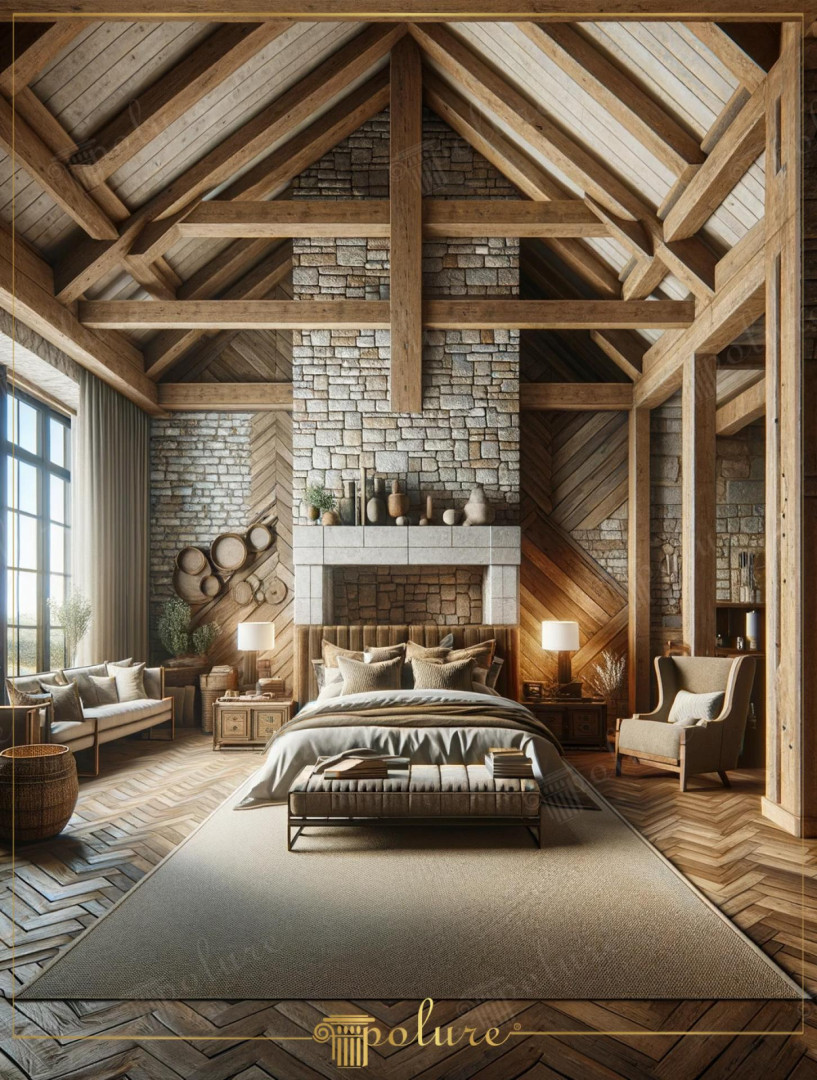 Indoor - Rustic - Bedroom - 2000