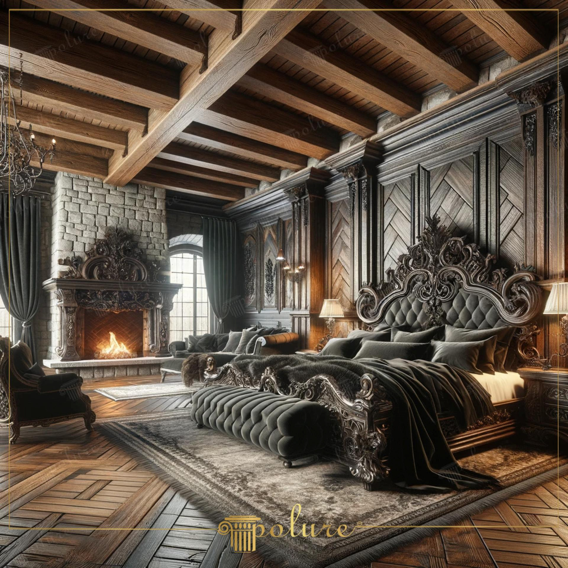 Indoor - Rustic - Bedroom - 2024