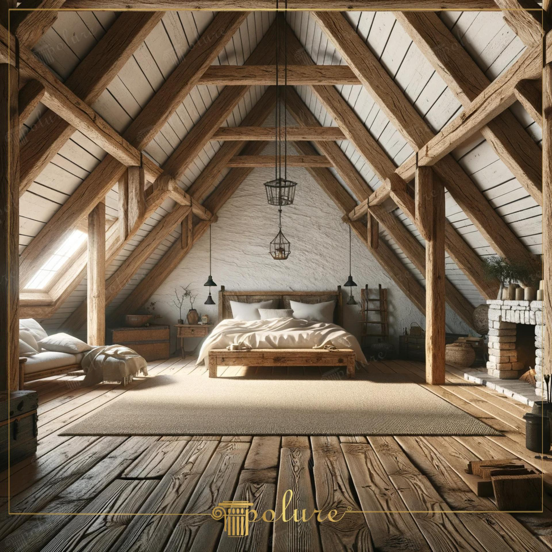 Indoor - Rustic - Bedroom - 2024