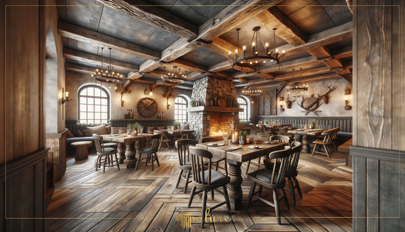 Oblique View Photo of Rustic Tavern Restaurant