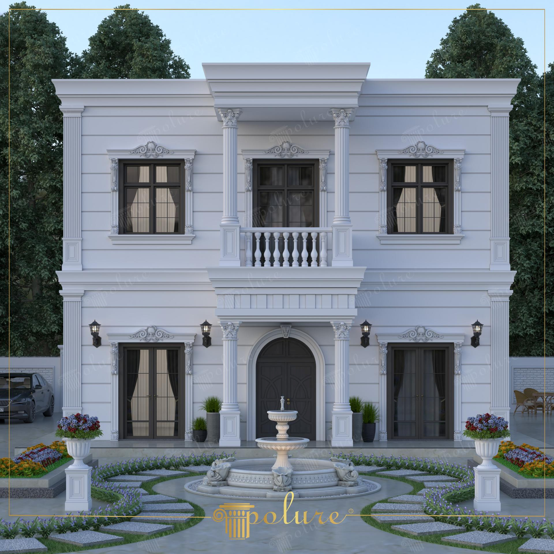 Facade - Neoclassical - Villa - 2000