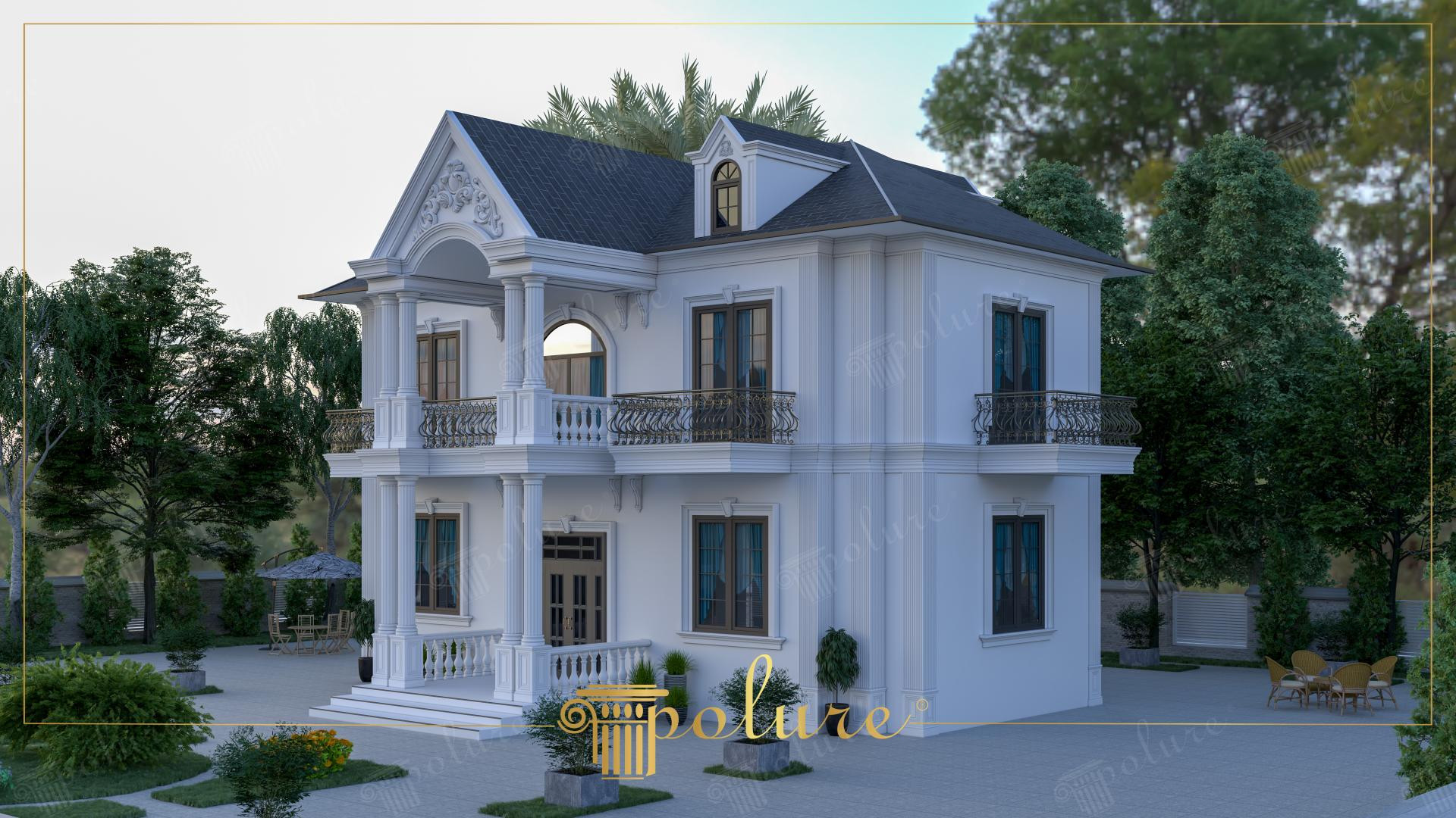 Facade - Neoclassical - Villa - 2000