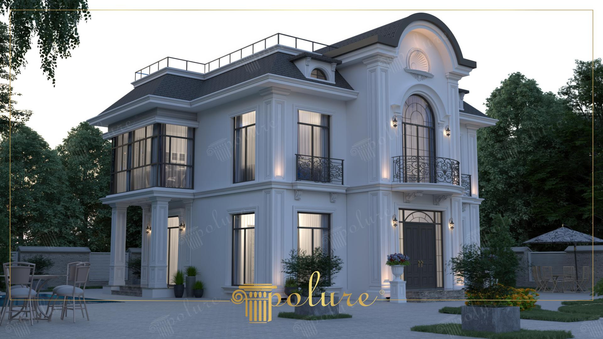 Facade - Neoclassical - Villa - 2000
