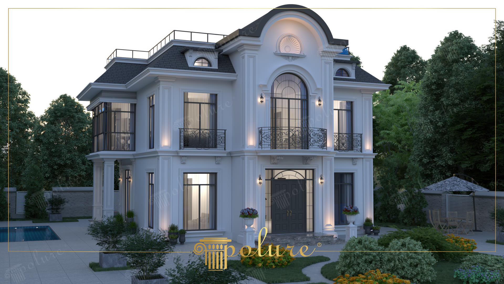 Facade - Neoclassical - Villa - 2000