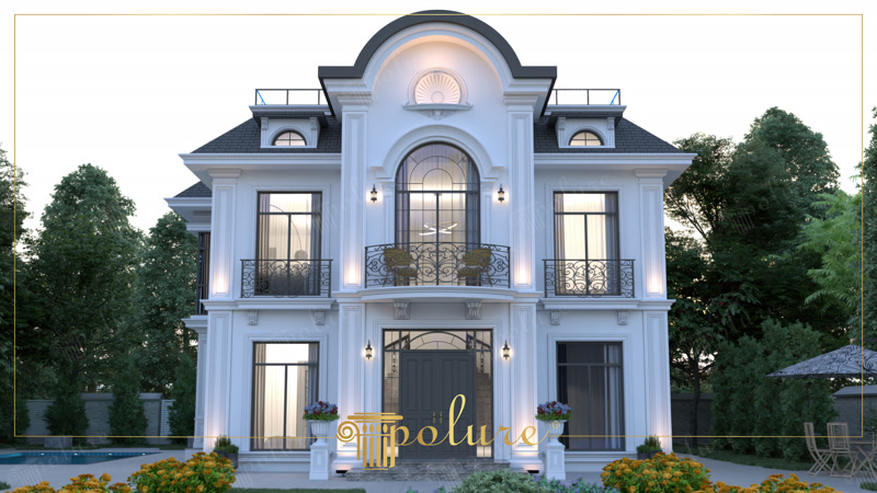 Facade - Neoclassical - Villa - 2000
