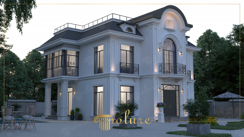 Facade - Neoclassical - Villa - 2000