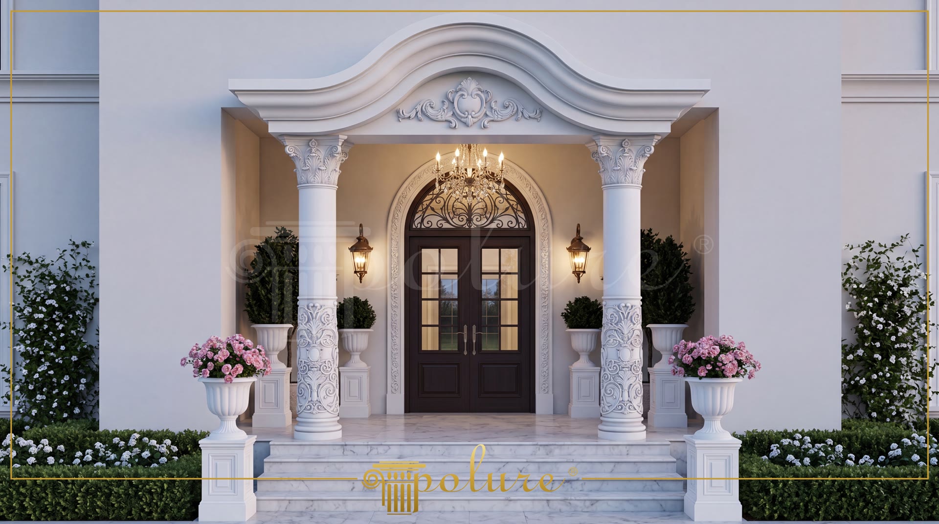Facade - Neoclassical - Entrance Door - 2000