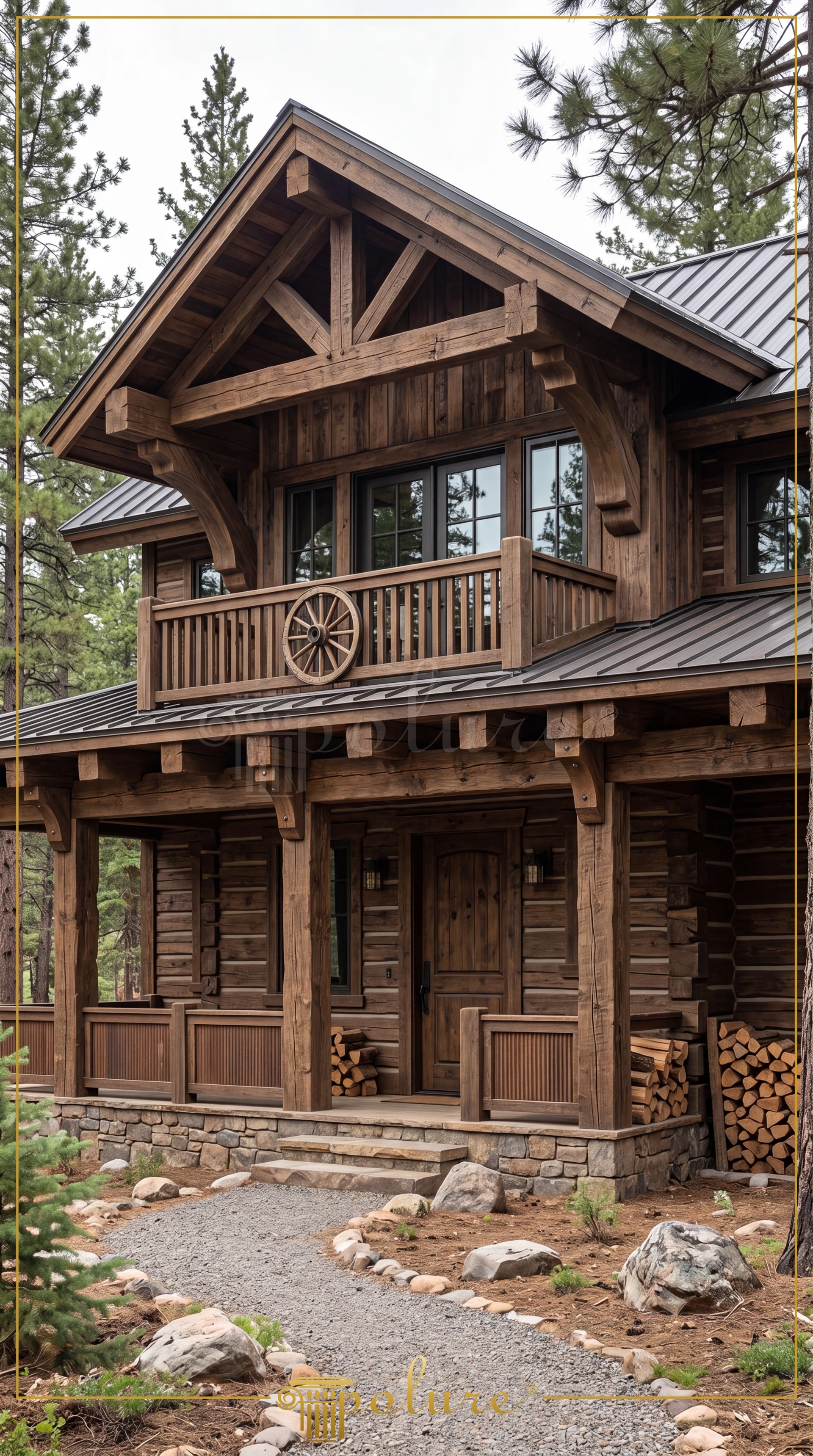 Facade - Rustic - Villa - 2000