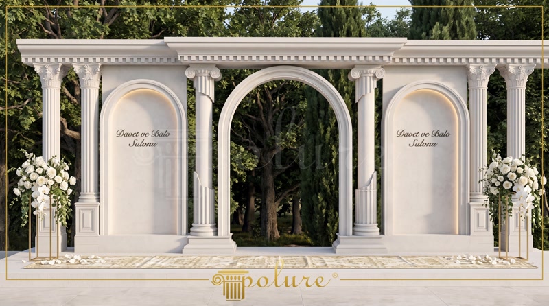 Front View Photo of Davet ve Balo Salonu Garden Entrance Gate