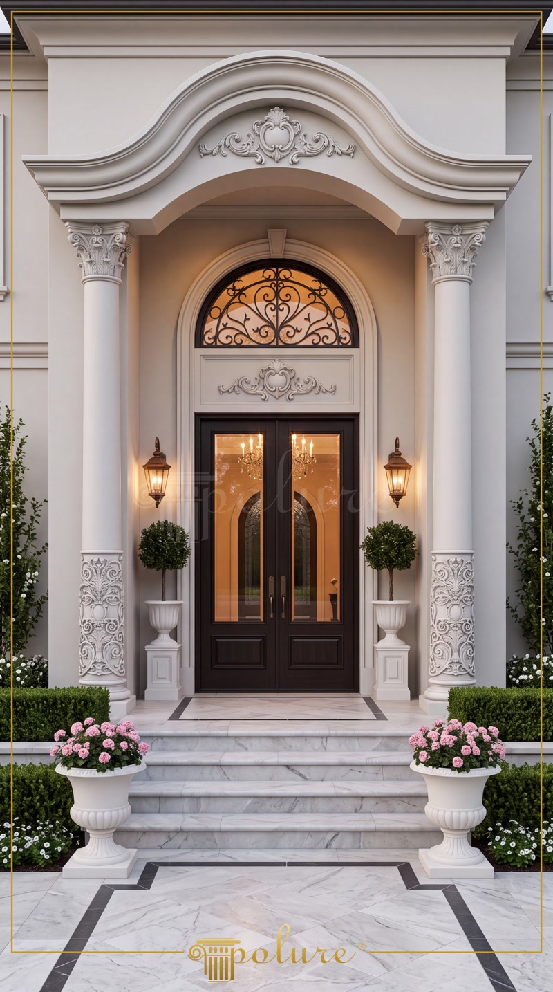 Facade - Neoclassical - Entrance Door - 2000