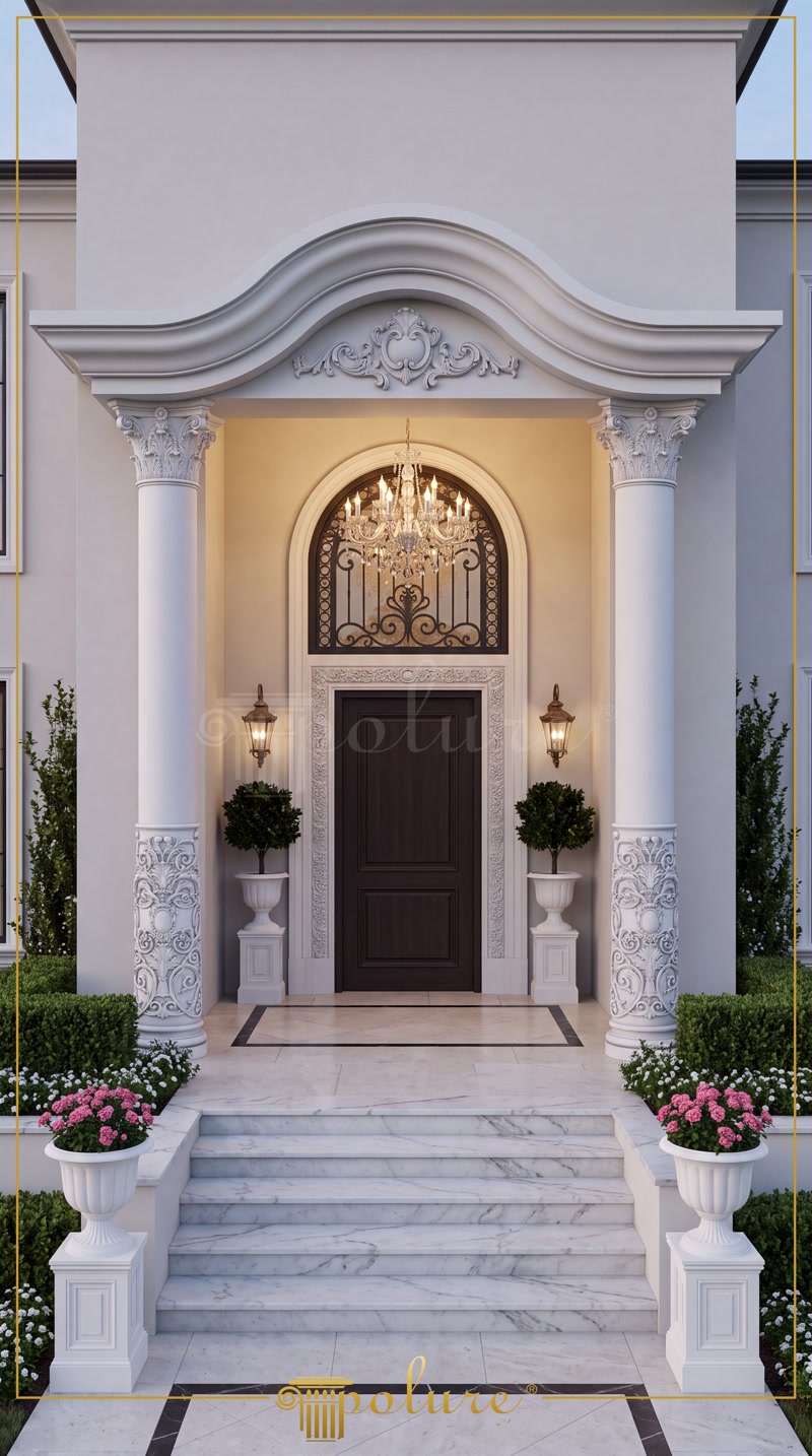 Facade - Neoclassical - Entrance Door - 2000