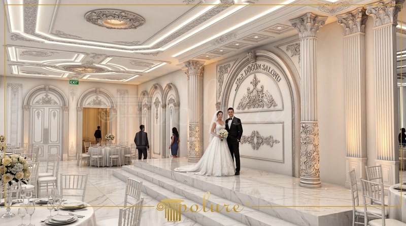 Oblique Photo of Star Düğün Salonu Wedding Hall Interior