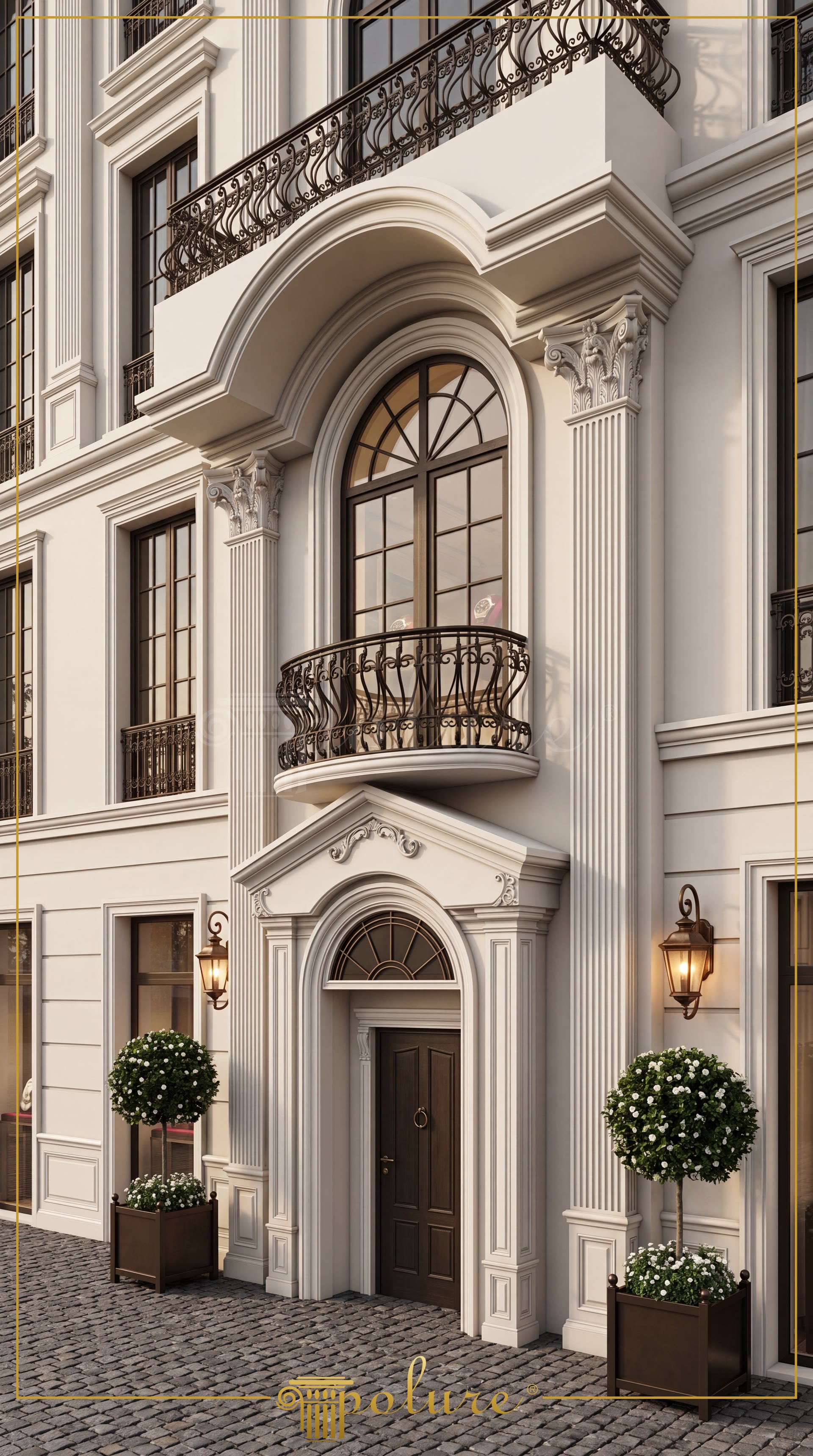 Facade - Neoclassical - Entrance Door - 2000