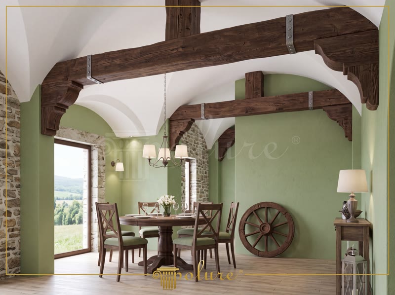 Oblique Photo of Attic Chalet Suite with Skylights