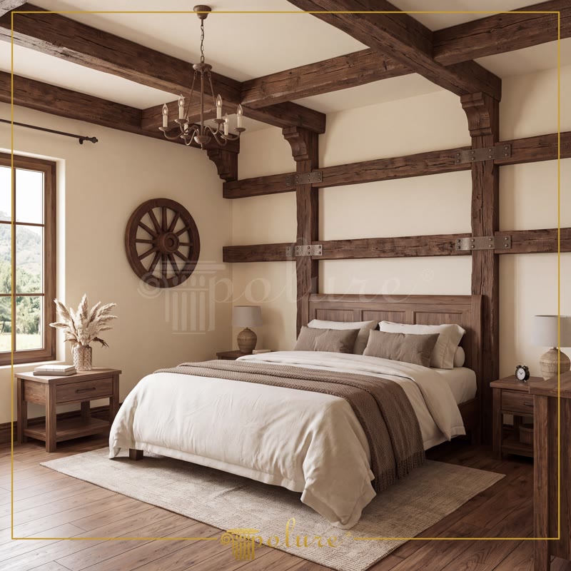 Front View Photo of Attic Chalet Suite with Timber Posts