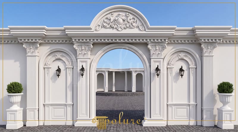 Polyurethane Exterior Entrance Gate Archway Models