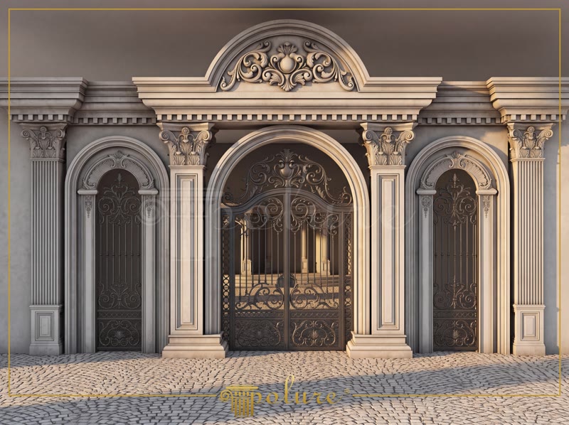 Polyurethane Neo Classical Facade Entrance Portal Models