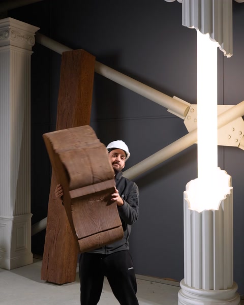 Experience the Warmth of Wood with Polure Polyurethane Beams, Corbels, and Wheel Models