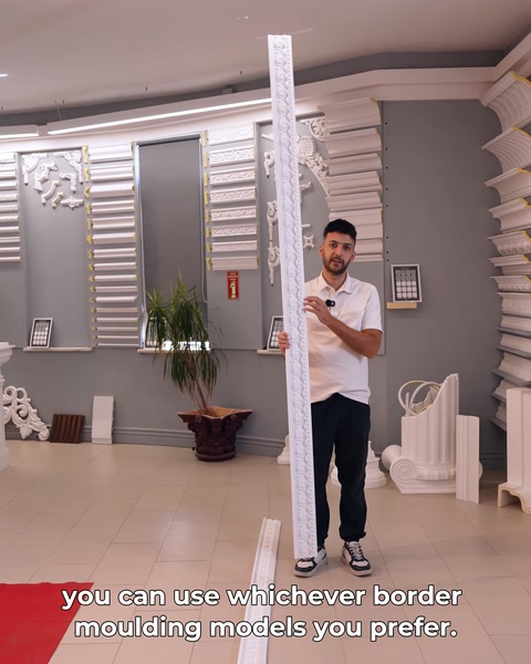 Vertical profile is held upright to show its straight structure
