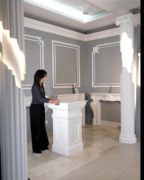 Polyurethane Pedestal Tables & Short Roman Pillars | Polure — 0:10