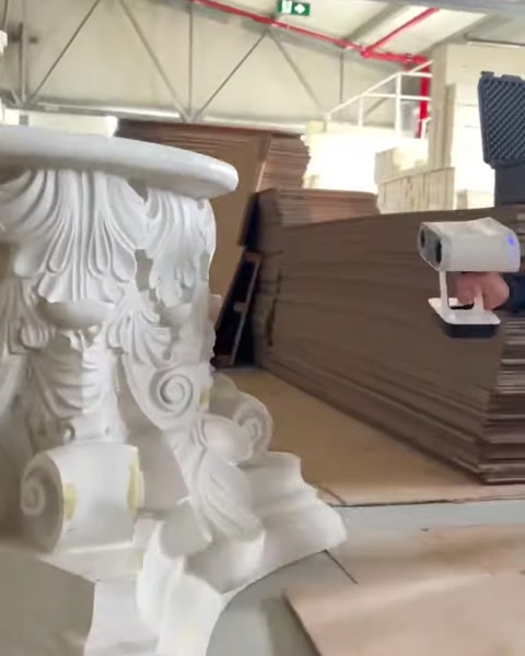 3D-skanner salvestab ornamentaalse arhitektuurilise objekti pinna