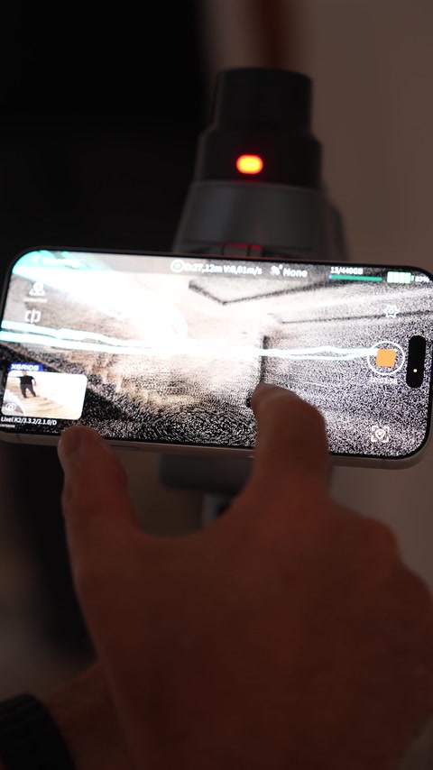 Mobile scanning interface displays dense spatial data from the interior