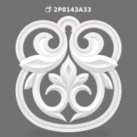 Symmetrical Polyurethane Decoupe Wall Panel Decor
