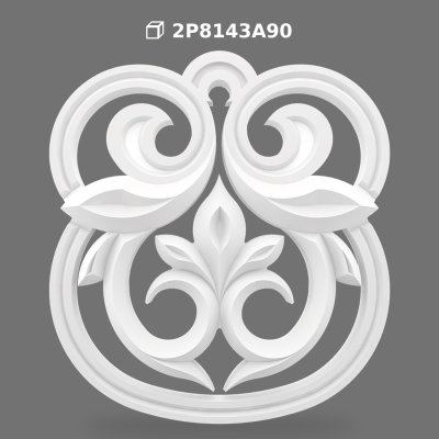 Polyurethane Symmetrical Openwork Wall Panel Models